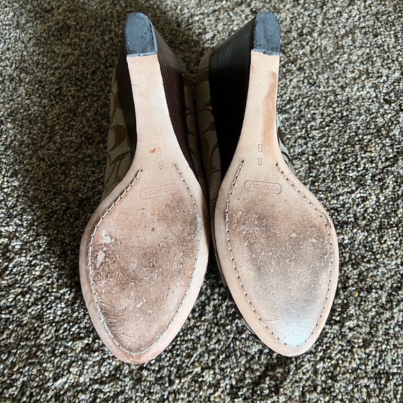 Coach 12CM Wedge Sig C Patent Leather - Picture 4 of 6